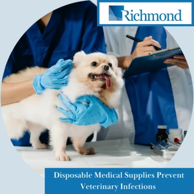 Disposable medical supplies for veterinary clinics