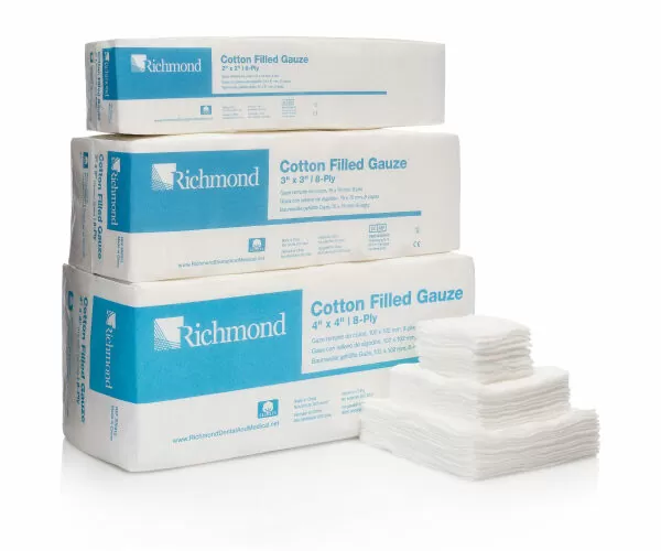 Cotton-Filled Exodontia Sponges