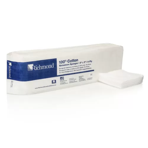 100% Cotton Nonwoven Sponges - 5