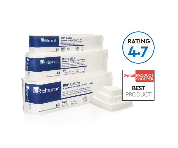 Recharge De Distributeur De Pellets Coton Richmond Dental - Réf. 100901, 12/boîte
